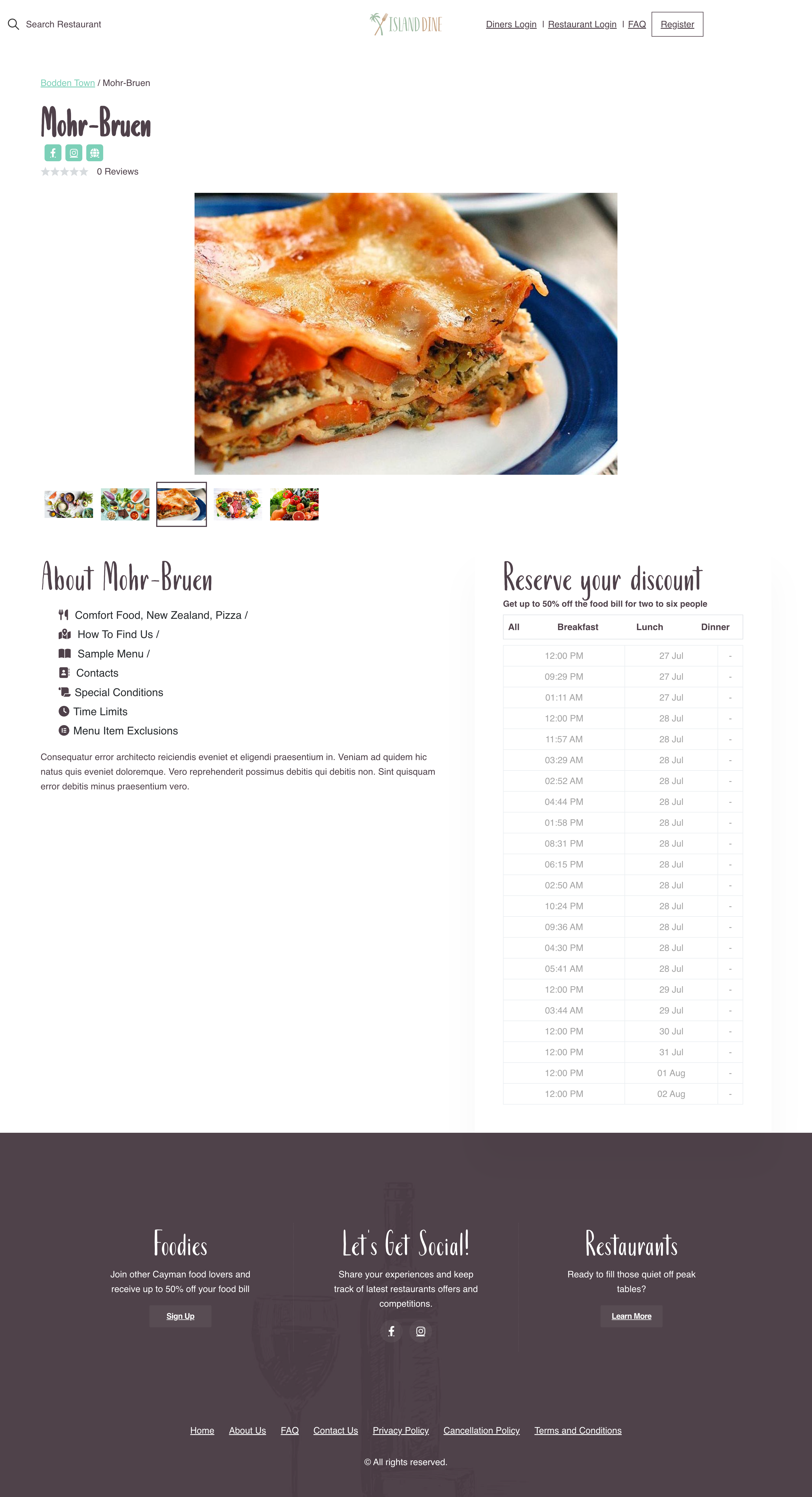 App restaurant