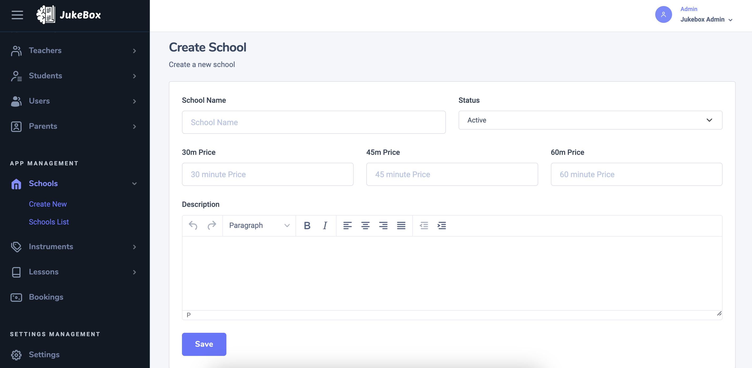 Create school
