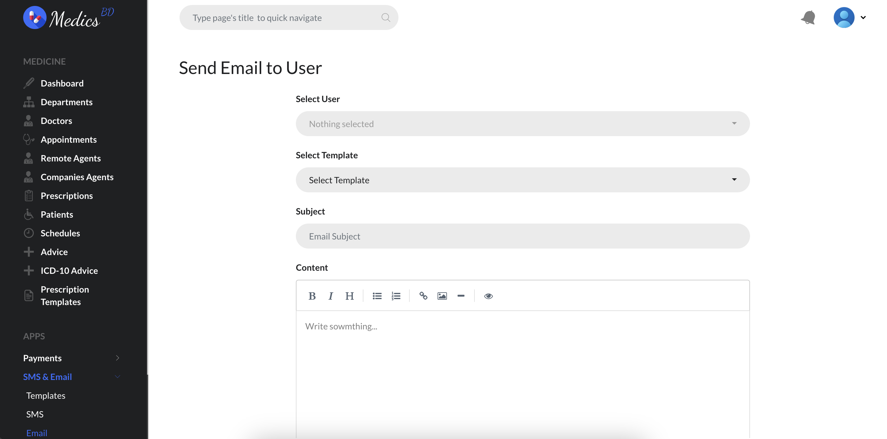 Email form
