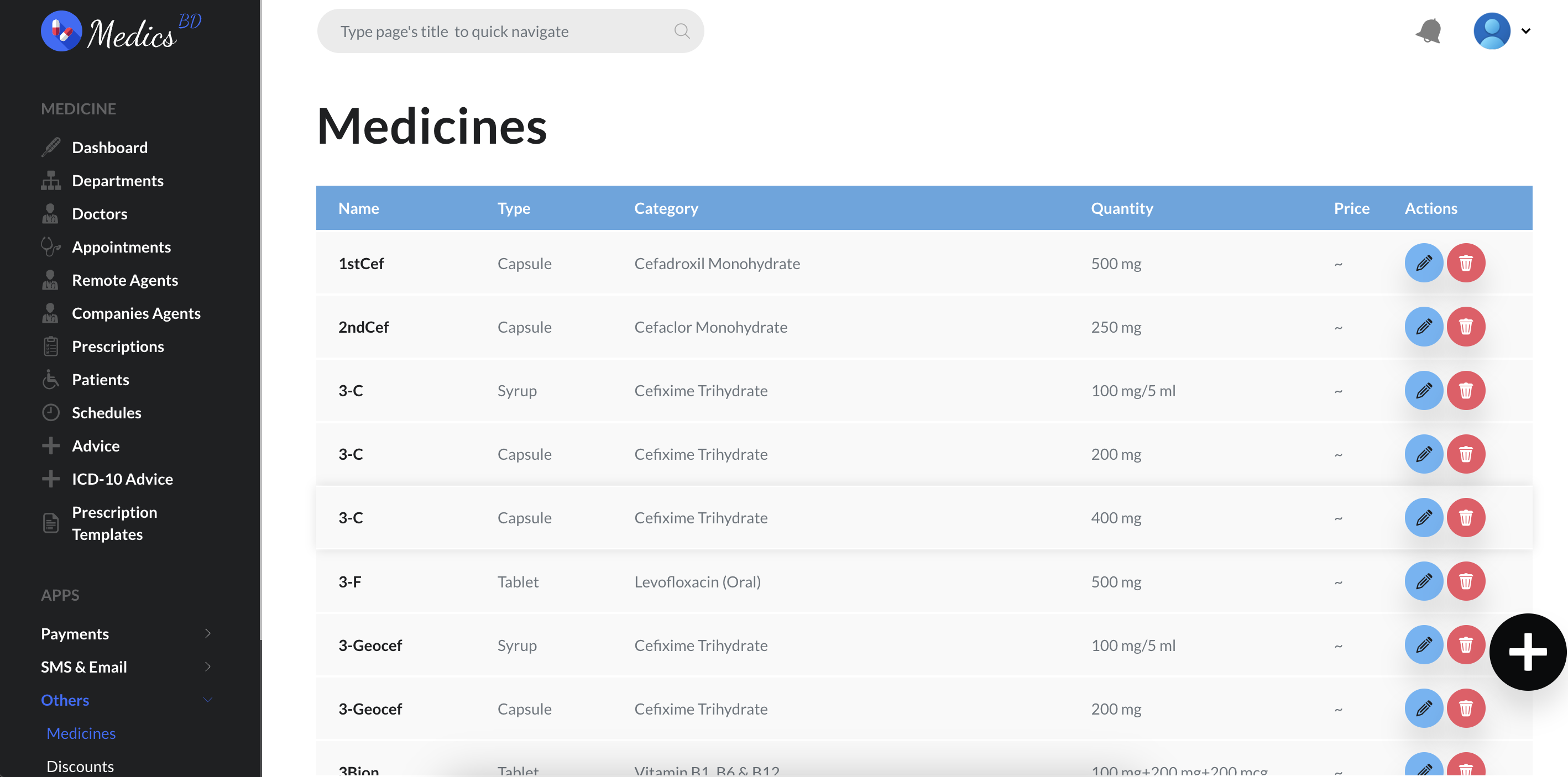 Medicines