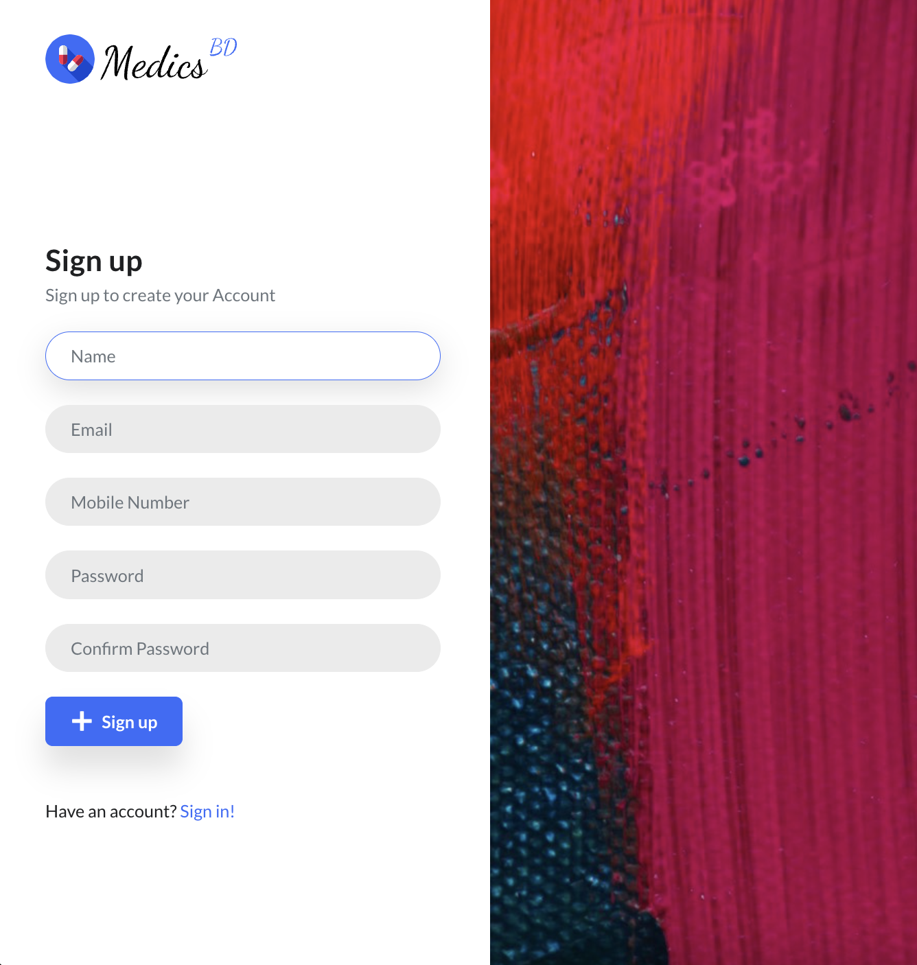 Signup