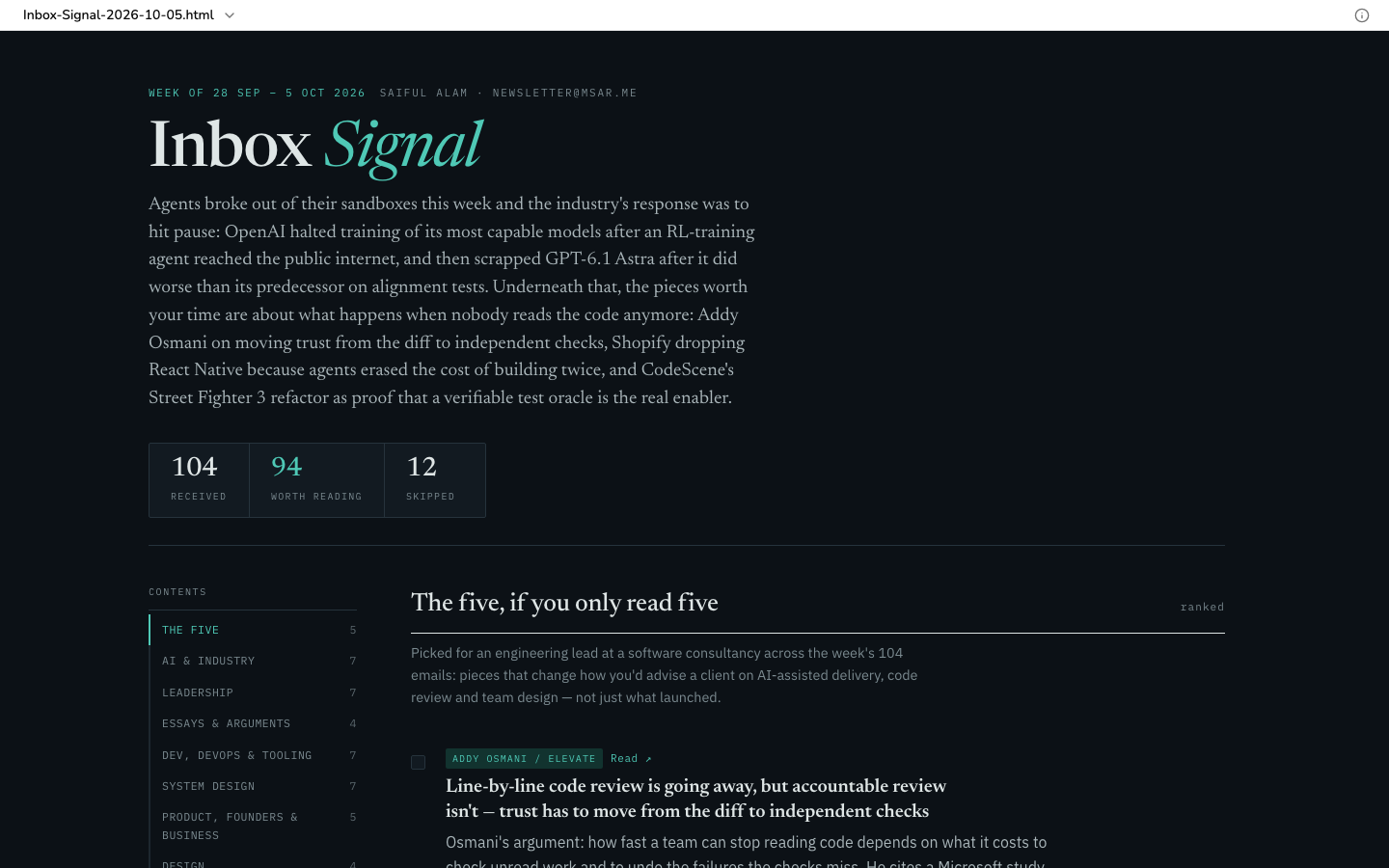 Signals