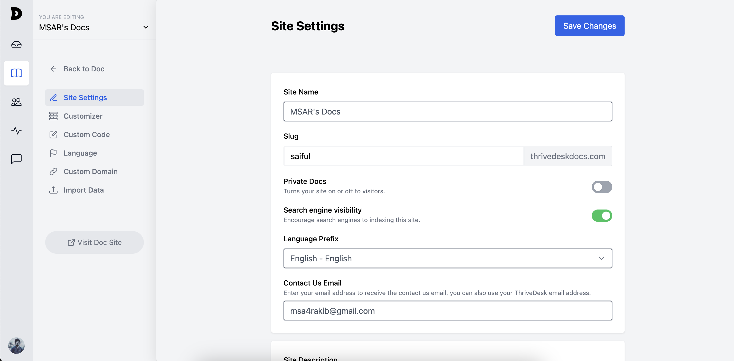 Kb setting