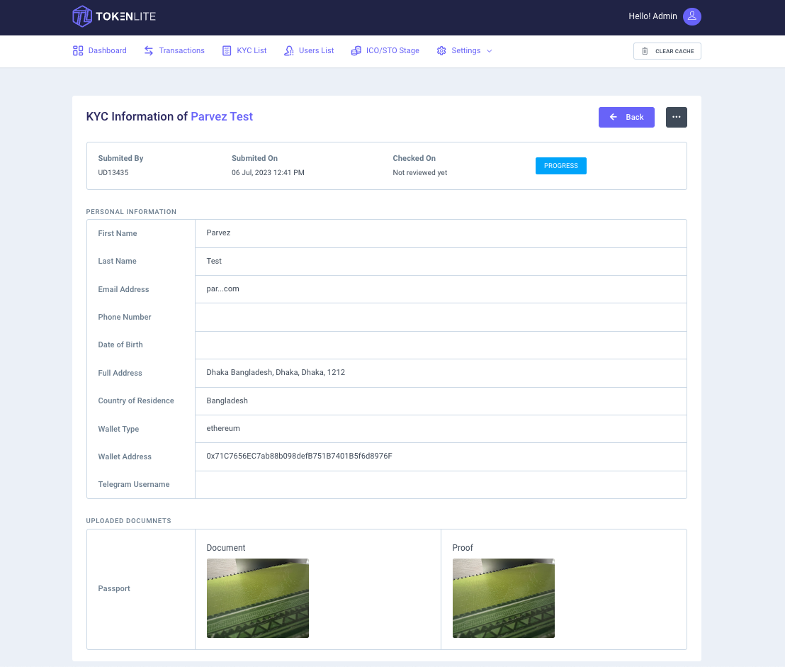 Kyc details